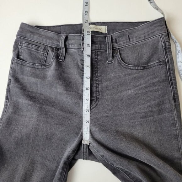 MADEWELL Mid Rise Skinny Jeans Raw Hem 27 - Picture 10 of 12